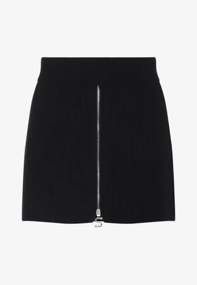 SPORTMAX REFOLO MINI SKIRT IN WOOL AND CASHMERE