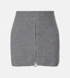 Sportmax Refolo Wool And Cashmere Miniskirt