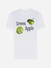 SPORTMAX RENATA GREEN APPLE COTTON T-SHIRT