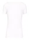 Sportmax Ribbed Cotton T-shirt Tops White