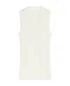 Sportmax Toledo Crewneck Sleeveless Knitted Top In Nude