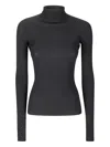 Sportmax Niagara Wool Turtleneck Sweater In Black