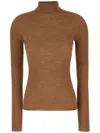 Sportmax 'flavia' Virgin Wool Sweater In Brown