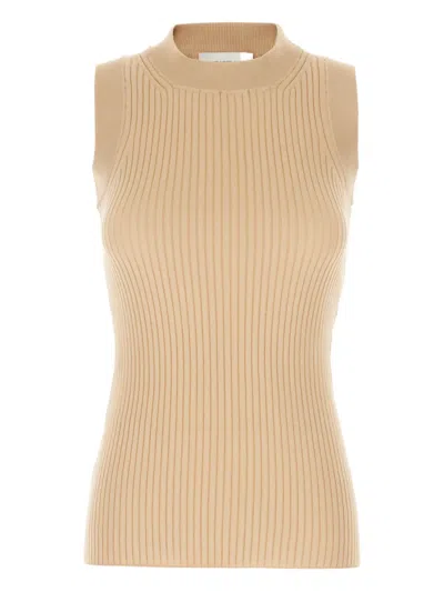 SPORTMAX RIBBED-KNIT TANK TOP