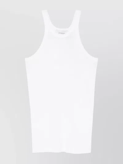 SPORTMAX RIBBED RACERBACK SLEEVELESS TOP