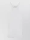 Sportmax Woman Tank Top White Size L Cotton, Silk, Elastane In White