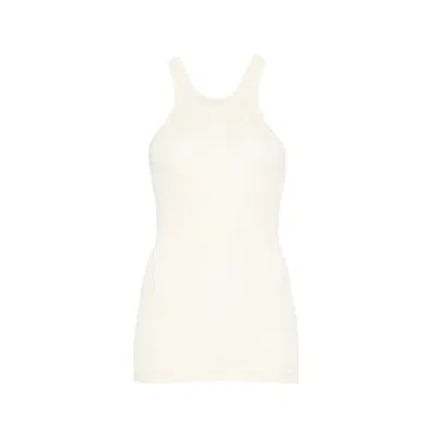 Sportmax Ribbed Tank Top In Yellow