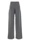 Sportmax Grey Wool Blend Sella Pant In Gray