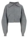 Sportmax Cardigan Calipso In Misto Lana Grigio In Gray