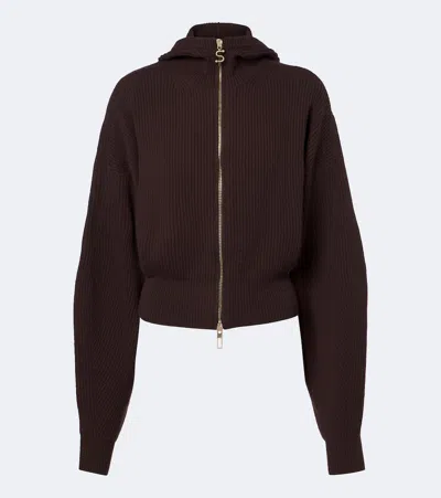 Sportmax Cardigan Aus Wolle Und Kaschmir In Brown