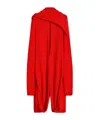 Sportmax Robe En Maille Bouclée In Red