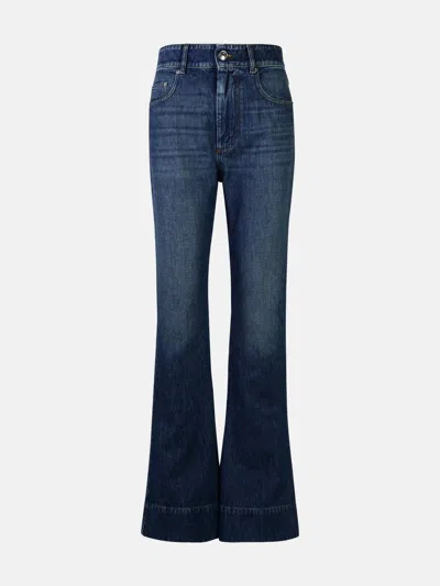 Sportmax 'robinia' Blue Cotton Jeans