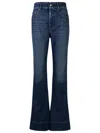 Sportmax Robinia Denim Mid Waist Flared Jeans In Blue