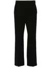 Sportmax Romagna Straight Trousers In Black