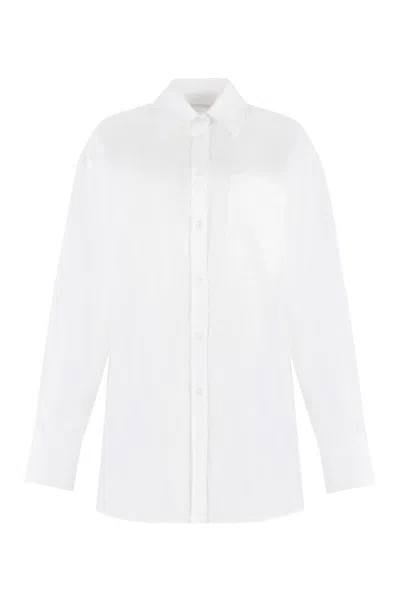 Sportmax Rostov Oxford Shirt In Cotton In White