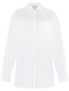 Sportmax Rostov Oxford Shirt In Cotton In White