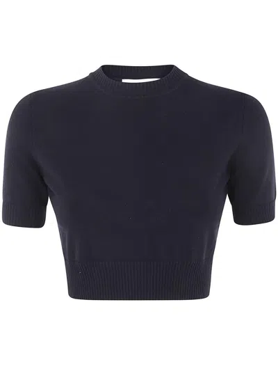Sportmax Round Neck Short Sleeves Woven "bettina" T-shirt