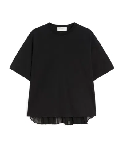 Sportmax Round-neck T-shirt In Black