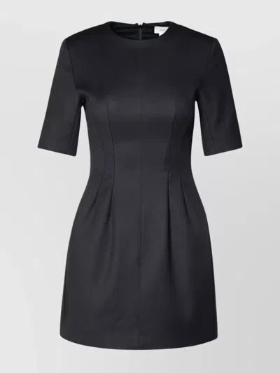 Sportmax 'round Neckline Dress Seam Detailing' In Black