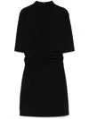 Sportmax Ruched Mini Dress In Black