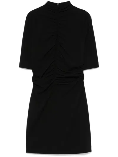 Sportmax Ruched Mini Dress In Black