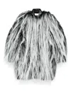 Sportmax Runway Faux-fur Coat In Multi