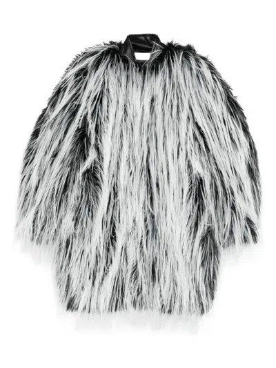 Sportmax Runway Faux-fur Coat In Multi