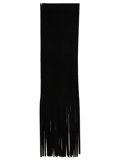 SPORTMAX SPORTMAX "RUNWAY" LONG SCARF WITH BANGS