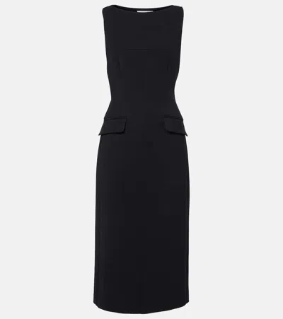 Sportmax Midikleid Ruta In Schwarz