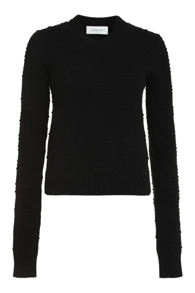 Sportmax Salve Wool And Cashmere Sweater In Black
