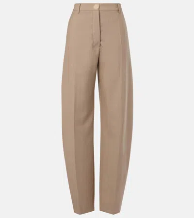 Sportmax Salvo Virgin Wool Wide-leg Pants