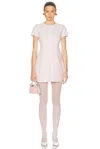 Sportmax Sansa Stretch Interlock Mini Dress In Pink