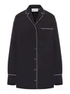 Sportmax Button-up Overshirt In Black