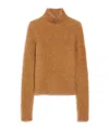 Sportmax Alpaca Blend Turtleneck Sweater In Brown