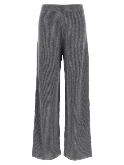 SPORTMAX SELLA PANTS GRAY