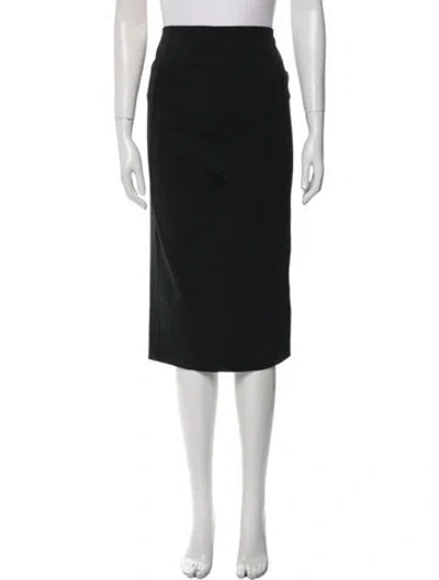 Pre-owned Sportmax Sequin Embellishments Knee-length Skirt In Black