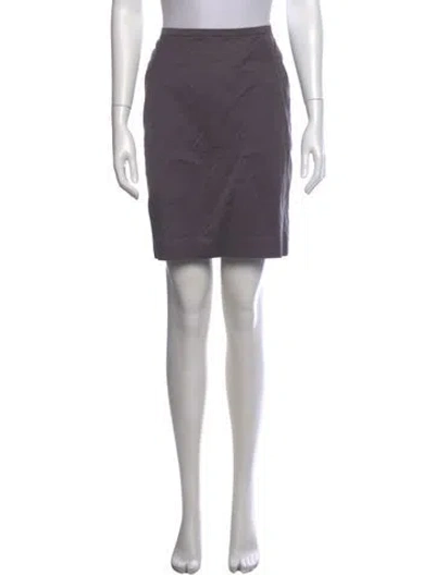 Pre-owned Sportmax Sequin Embellishments Mini Skirt In Gray
