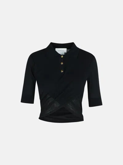 Sportmax 'shaker' Black Cotton Sweater