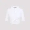 Sportmax White Shaker Polo In Bianco