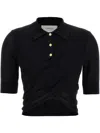 Sportmax Black Shaker Top In Black