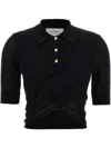 Sportmax Black Shaker Top In Black