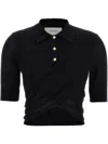 Sportmax Black Shaker Top In Black