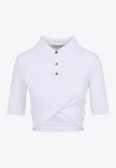 SPORTMAX SHAKER POLO T-SHIRT
