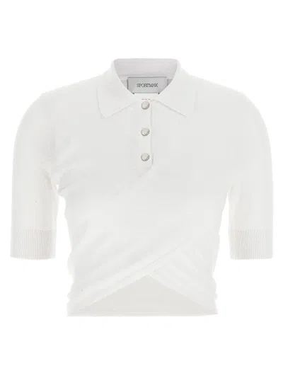 Sportmax Woman Sweater White Size L Cotton