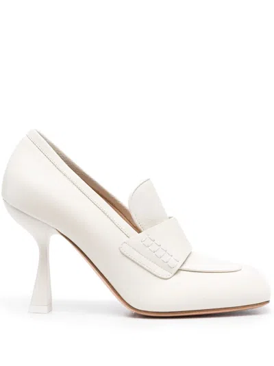 Sportmax Shaped-high-heel Pumps In White