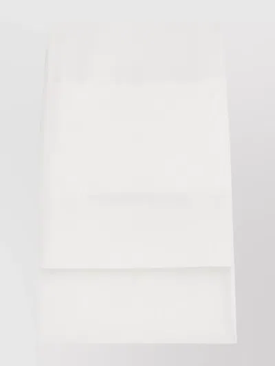Sportmax Sheer Hem Panel Skirt With Organza Insert In White