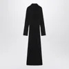 Sportmax Viscose Jersey Shirt Dress With Cuffed Sleeves In Black
