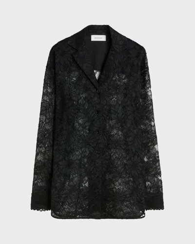 Sportmax Shirt Floral Jersey In Black
