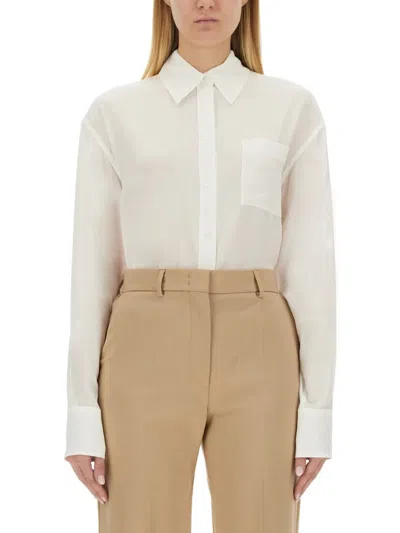 Sportmax Silk Shirt In White