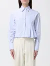 Sportmax シャツ レディース カラー アジュール In Blue